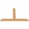 Ekena Millwork Portland Timber Gable Bracket, Western Red Cedar, 60"W x 40"H x 1 1/2"D x 5 1/2"F, 16/12 Pitch GBW060X40X0206POR00SWR - alternate 2